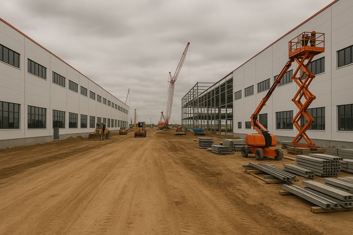 Thi công khu công nghiệp